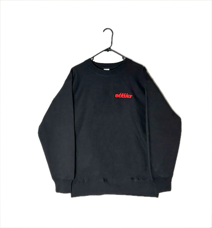 【1st Anniversary Item + Christmas card from moë】“OCCULT” sweatshirt with red embroidery