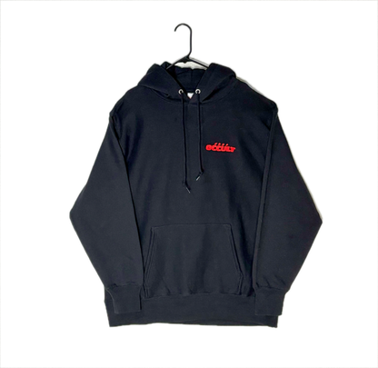 【1st Anniversary Item + Christmas card from moë】“OCCULT” hoodie with red embroidery