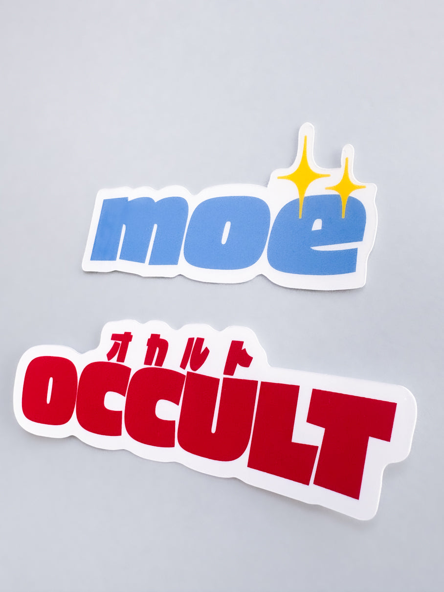 OCCULT & moë オリジナルステッカーセット